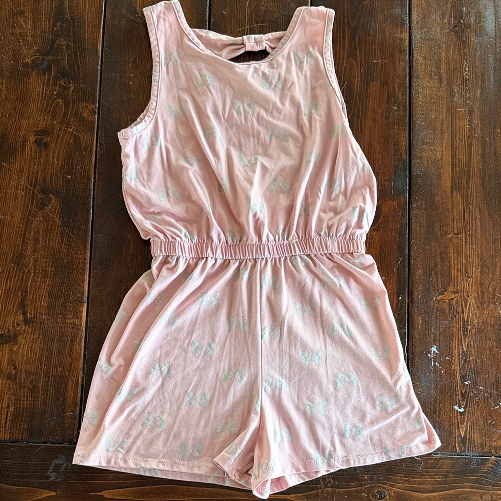 Charming Pink Kids Romper